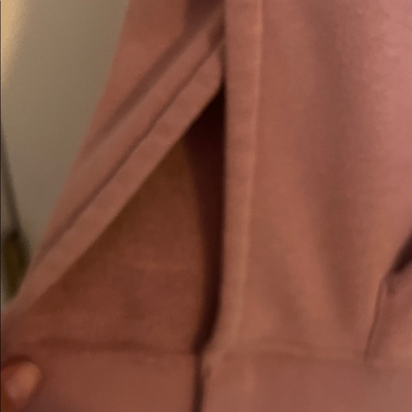 Athleta Mauve Hoodie size M with hood and draw string - Picture 4 of 9